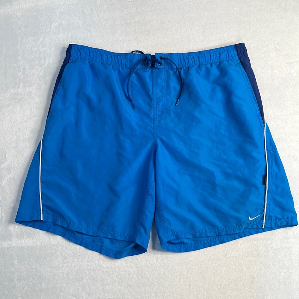 Nike blue swim trunks XL new without tags